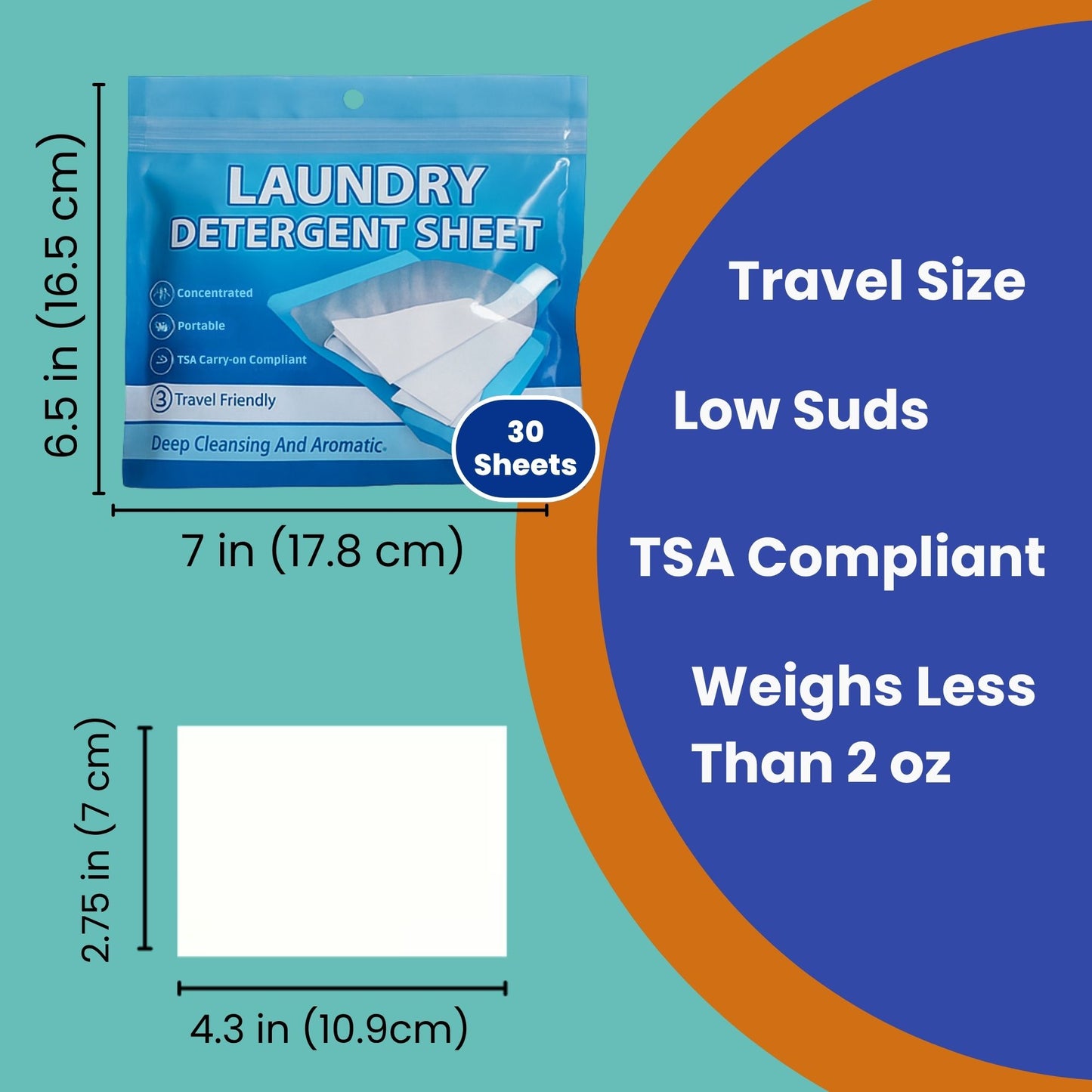 Laundry Backpack with Straps and 1 pack Laundry Detergent Sheets and 1 pack Fabric Softener Dryer Sheets Ideal