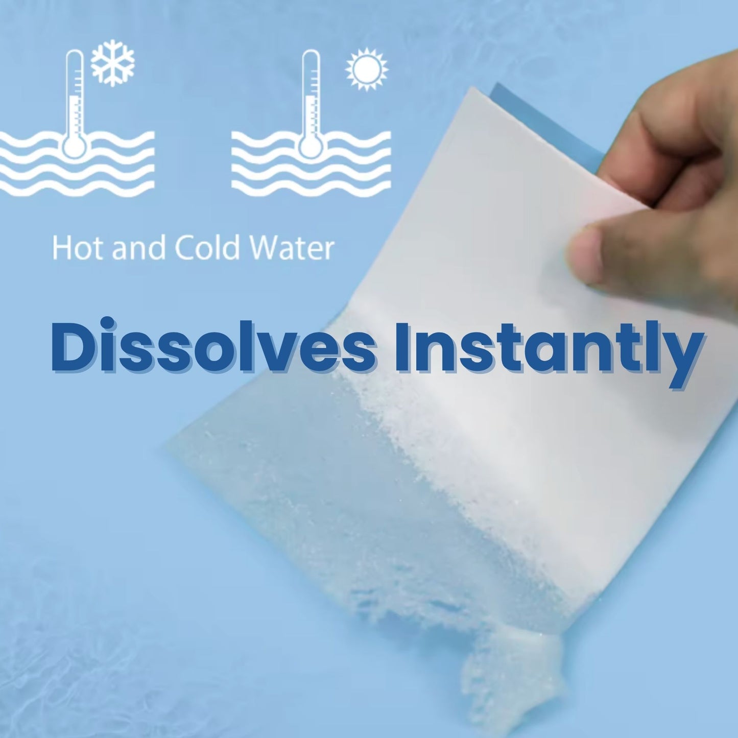 Travel Laundry Detergent Sheets Easy to Use, Both for Washing Machine & Hand-Washing - 30 Sheets
