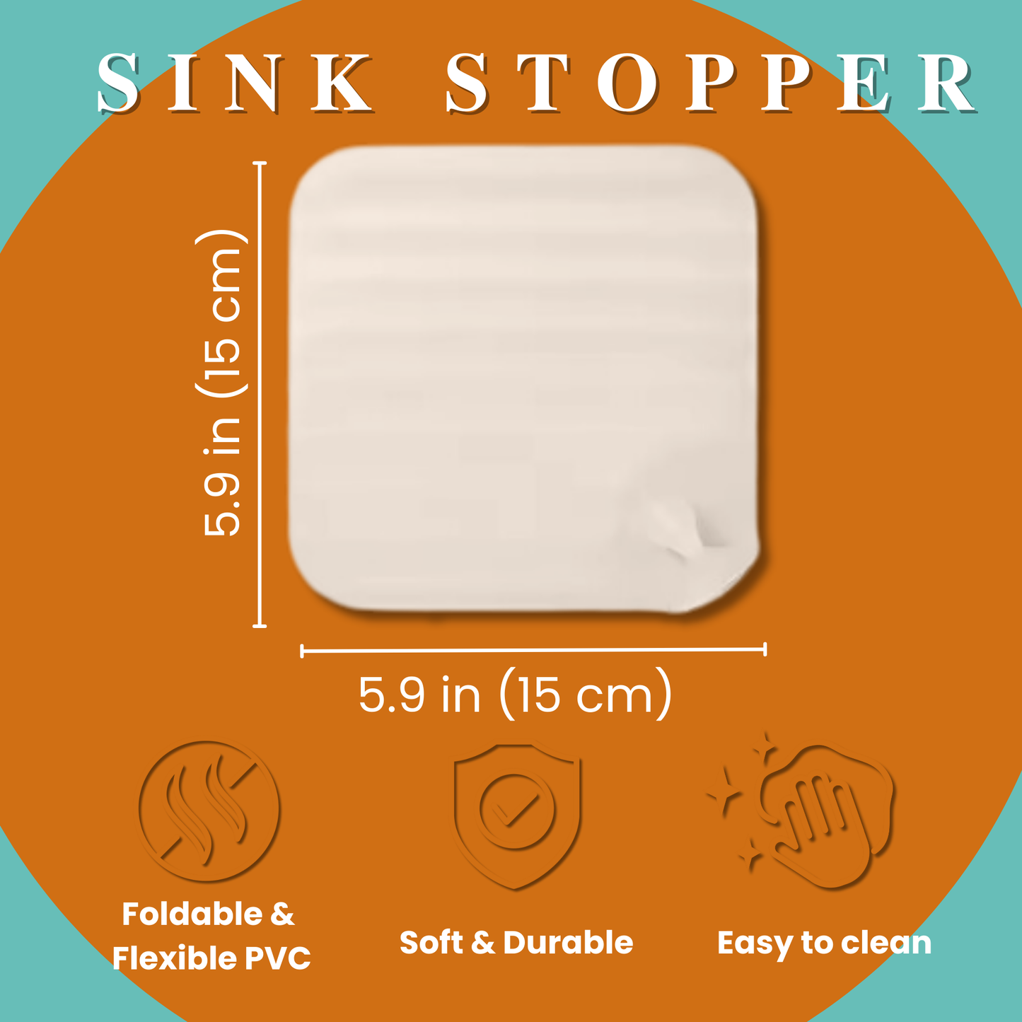 Travel Laundry Detergent Sheets 50-count and Sink Stopper
