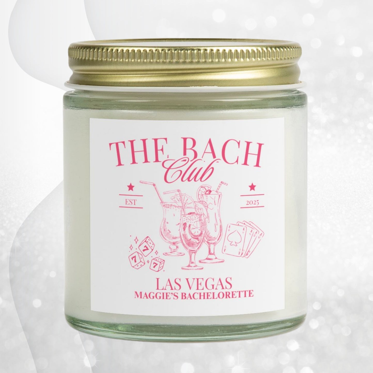 Nashville Bachelorette Candle, Bridesmaid Candle Gift, Wedding Candle, Bachelorette Party Gift Bride