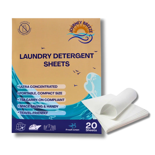 Travel Laundry Detergent Sheets (Fresh Linen)