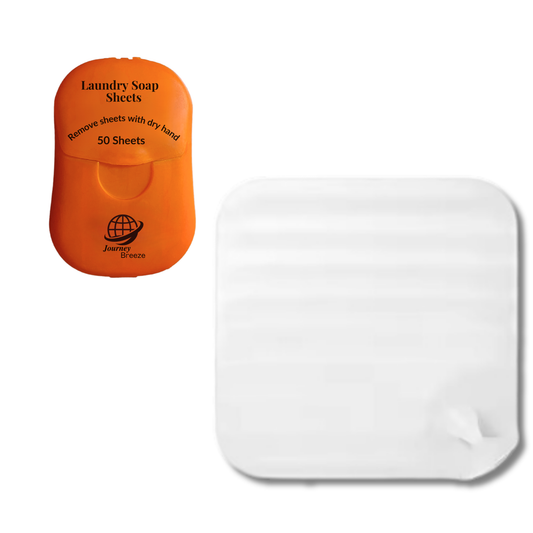 Travel Laundry Detergent Sheets 50-count and Sink Stopper