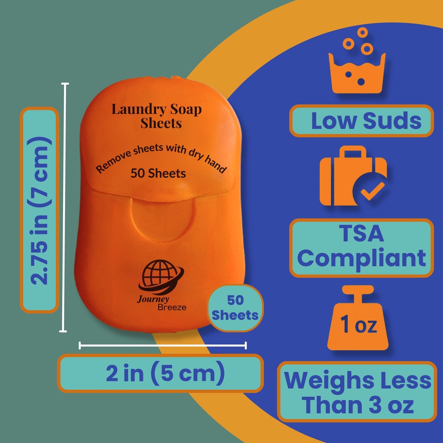 Travel Laundry Detergent Sheets and Lightweight Travel Laundry Bag Set – Foldable Laundry Bag and Portable Detergent Sheets for Hotel Sink Washing, Cruises & Camping