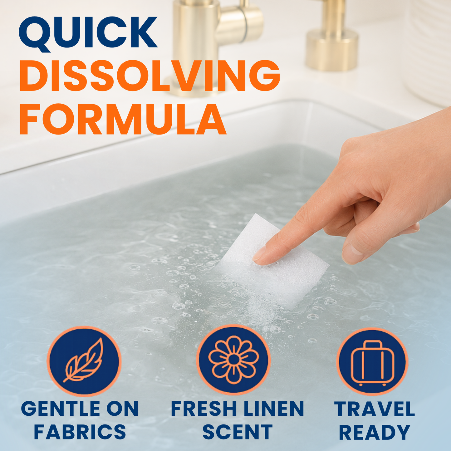 Travel Laundry Kit – Hand Wash Detergent Sheets & Portable Clothesline | Journey Breeze