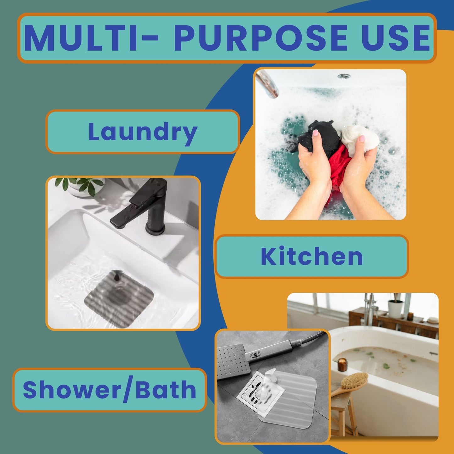 Travel Laundry Detergent Sheets (30 count) Bathroom Sink Stopper and Foldable Laundry Bag