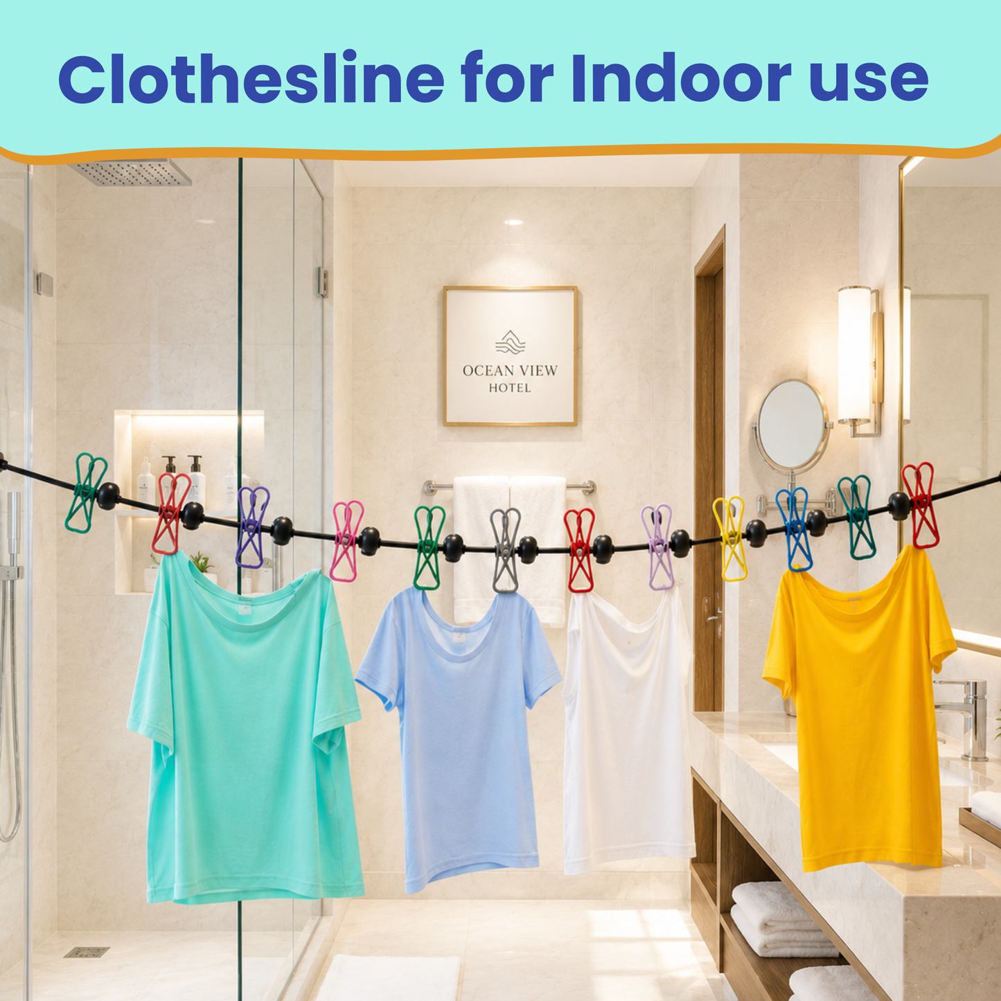 Travel Laundry Detergent Sheets – Hand Wash Only Laundry Kit, Clothesline and Foldable Bag | Journey Breeze