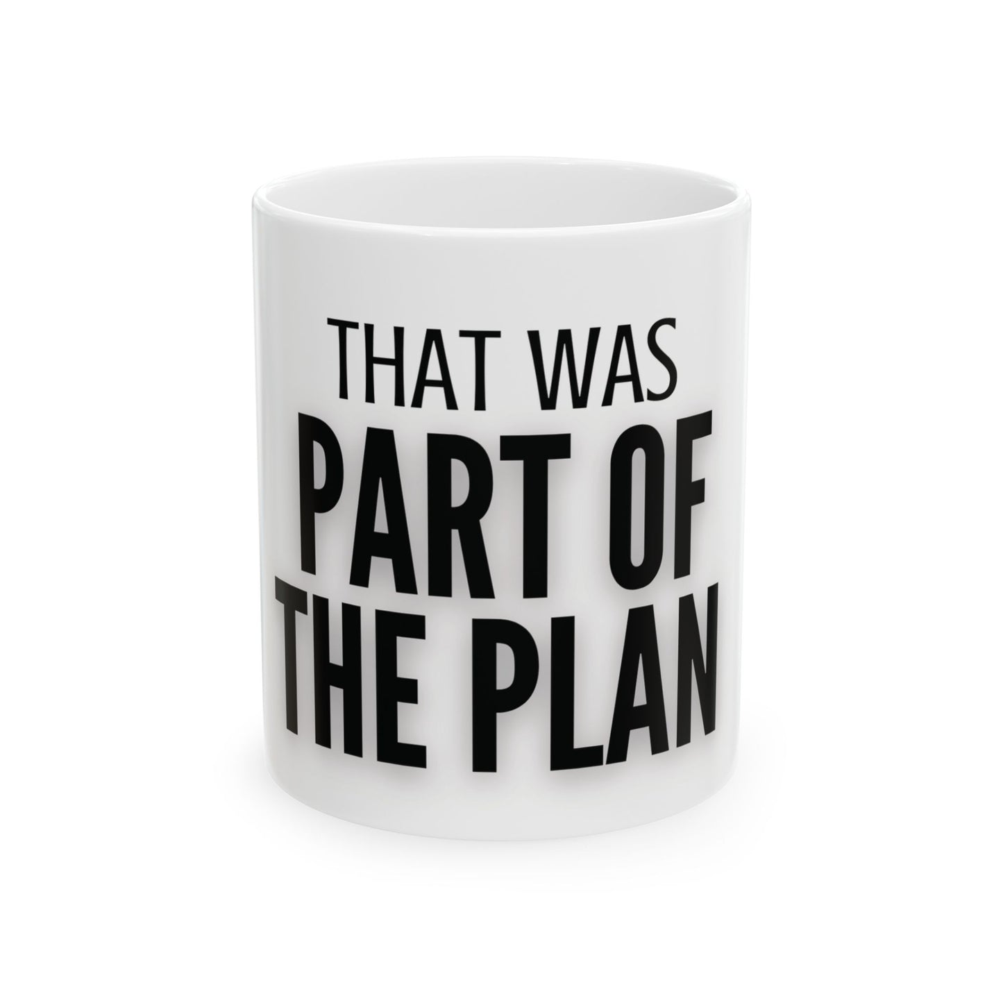 Henry Stickmin "That was part of the plan" Ceramic Mug, (11oz, 15oz)