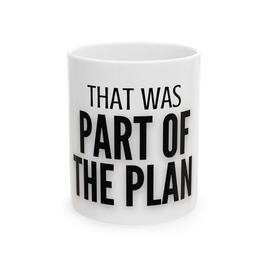 Henry Stickmin "That was part of the plan" Ceramic Mug, (11oz, 15oz)