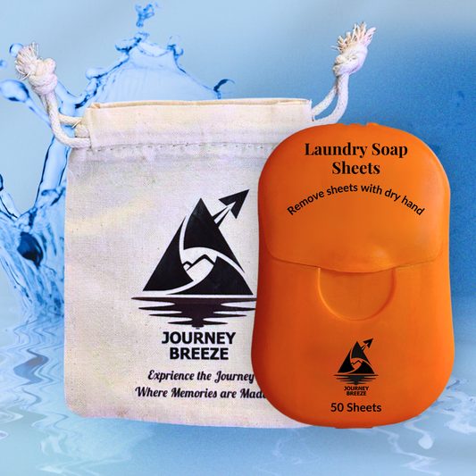 Travel Laundry Detergent Sheets - Pocket Size (50 Sheets)