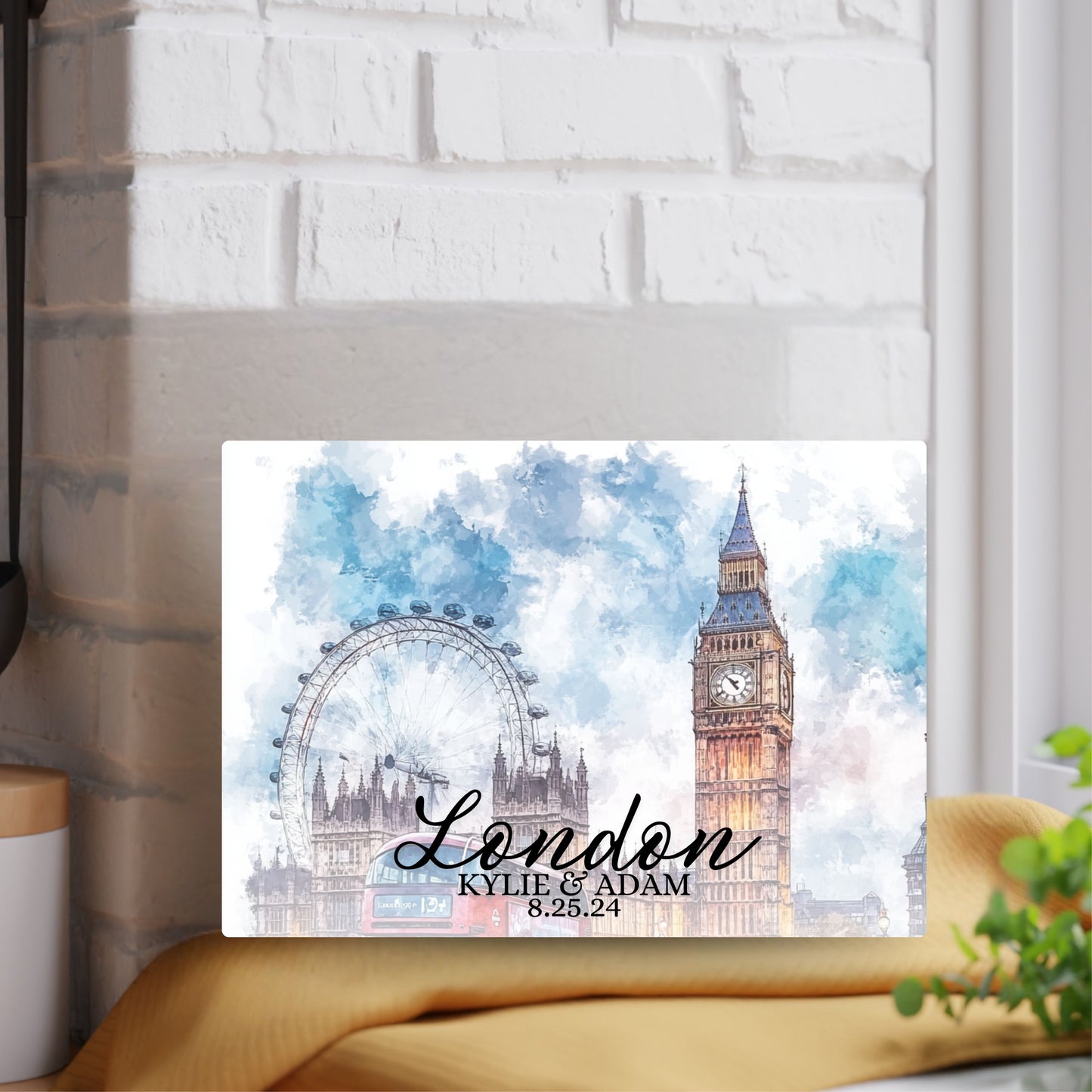 Paris France Personalized Tempered Glass Cutting Board, Food Cutting Board, Housewarming Travel Gift