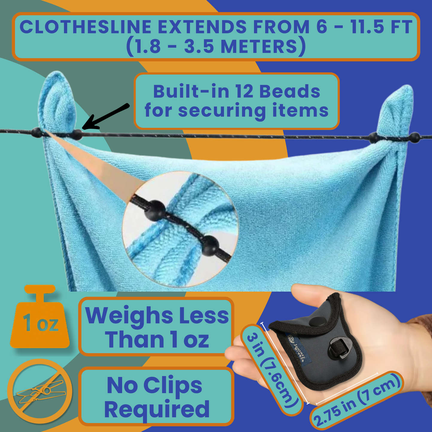 Travel Laundry Gift Set – Hand-Wash Detergent Sheets, Portable Clothesline & Storage | Journey Breeze