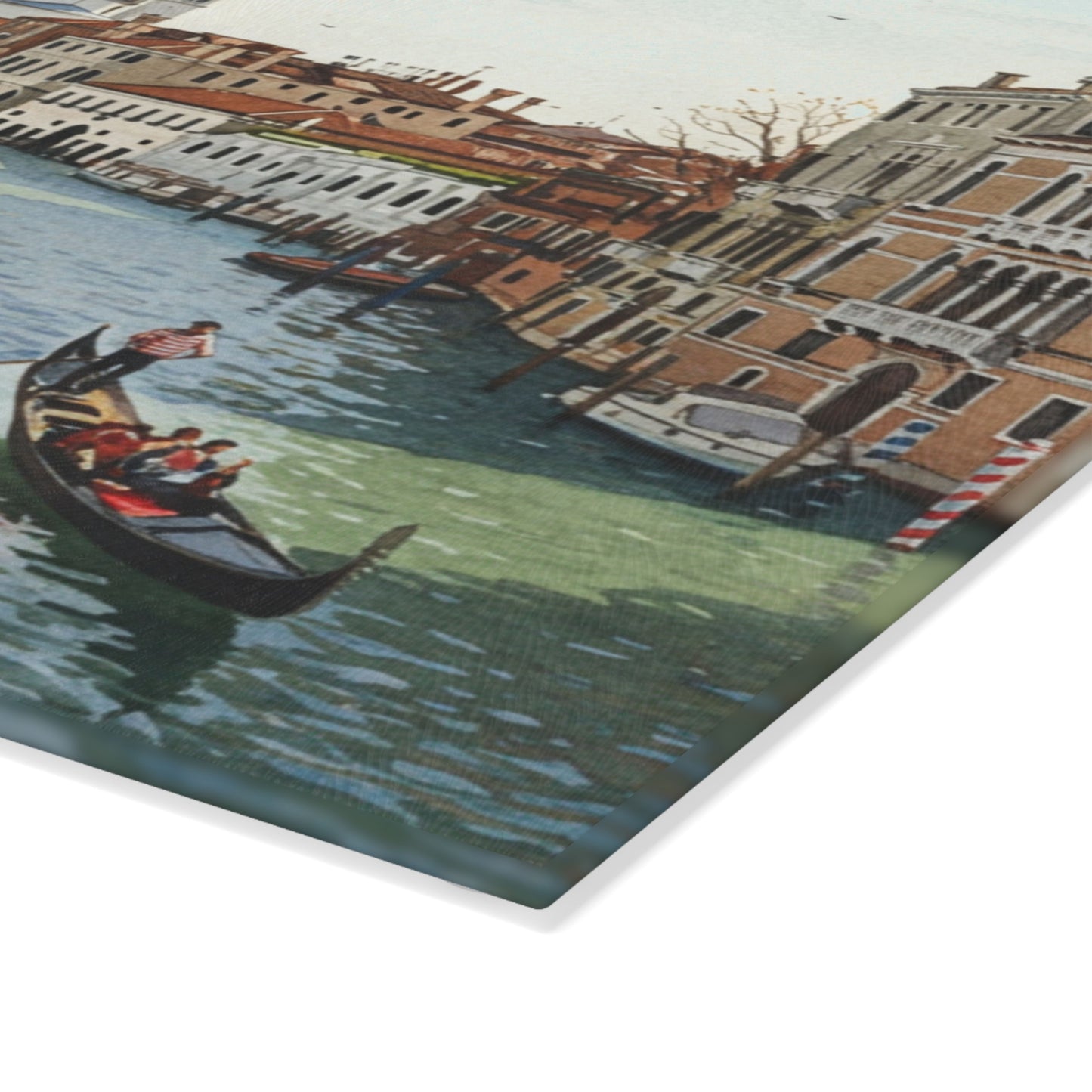 Personalized Venice Watercolor Cutting Board
