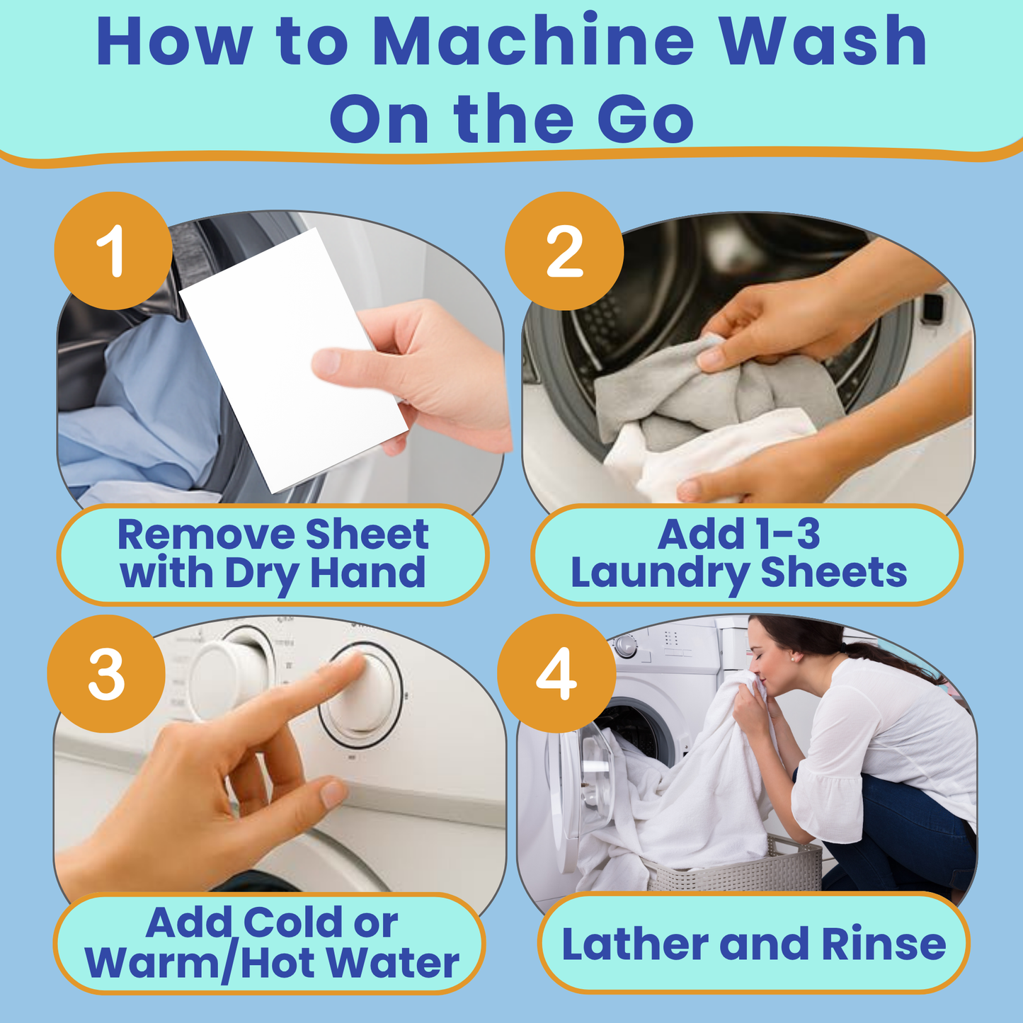 Travel Laundry Detergent Sheets Kit – Hand & Machine Wash, TSA-Friendly | Journey Breeze
