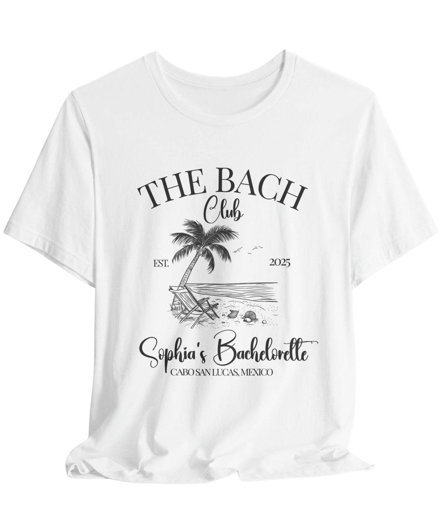 Custom “The Bach Club” Bachelorette Shirt