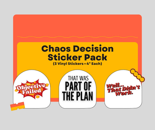 Chaos Decision Sticker Pack (3-Pack)