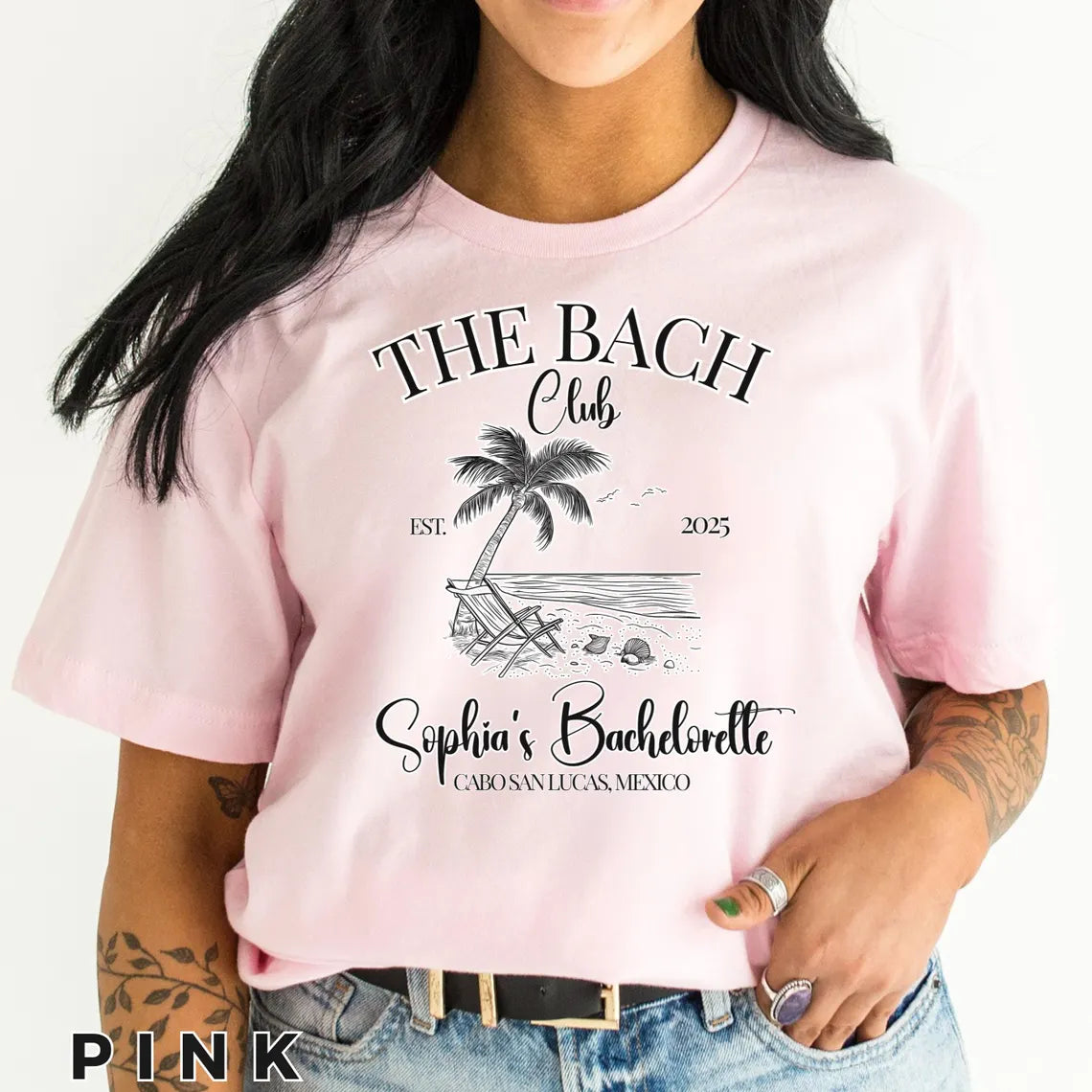 Custom “The Bach Club” Bachelorette Shirt