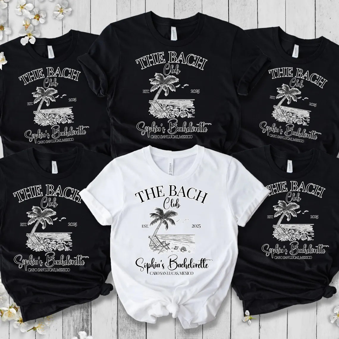 Custom “The Bach Club” Bachelorette Shirt