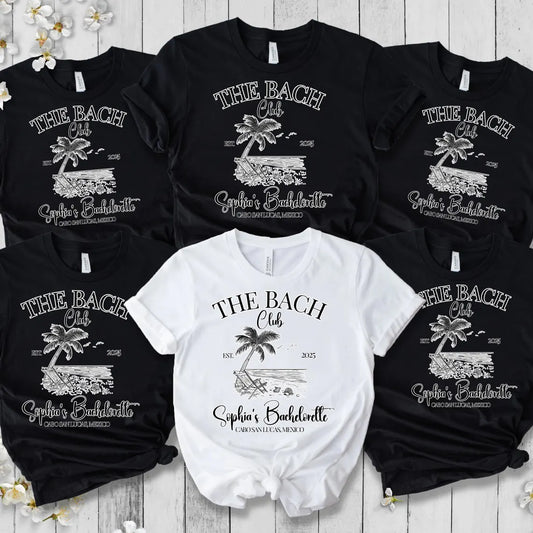 Custom “The Bach Club” Bachelorette Shirt