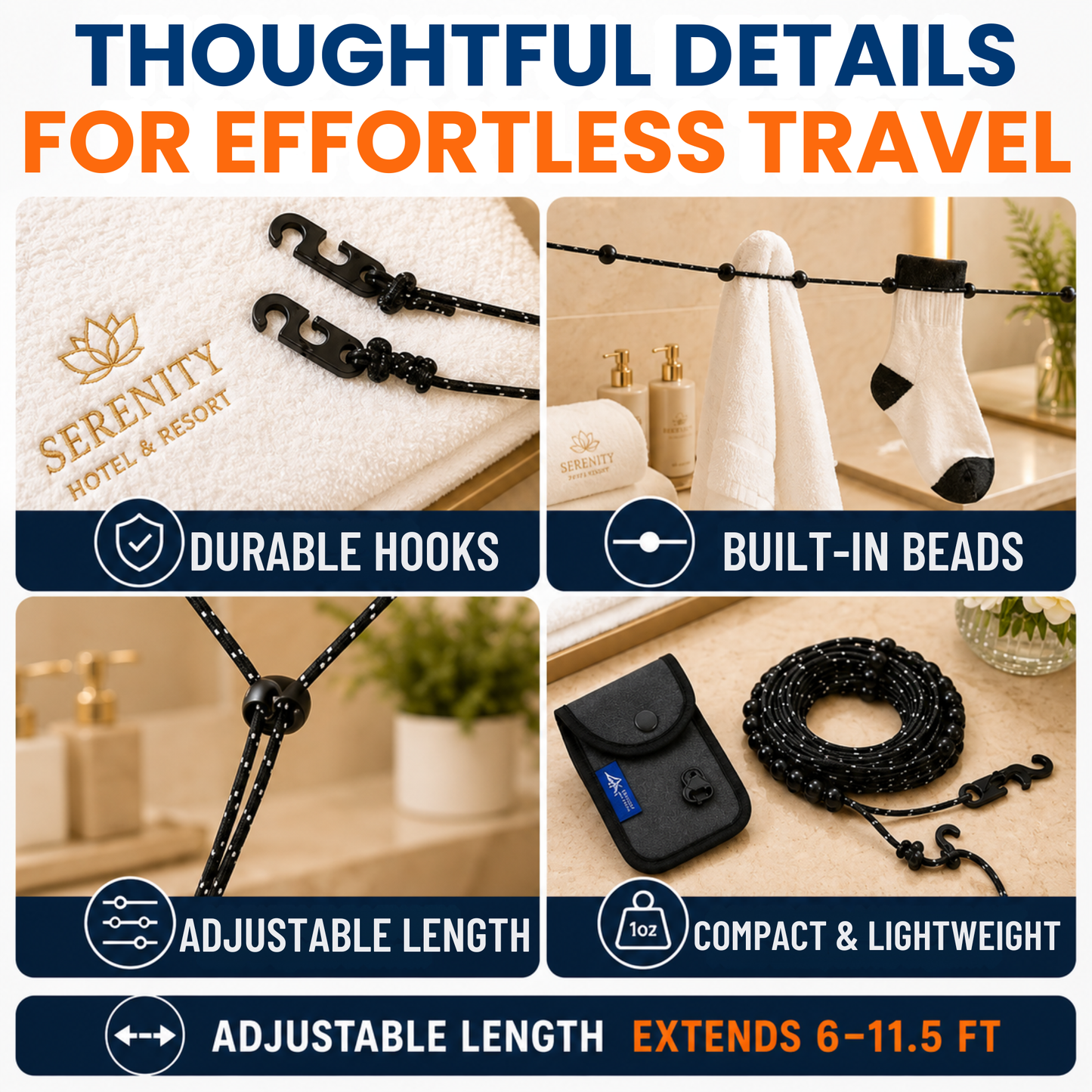 Travel Clothesline